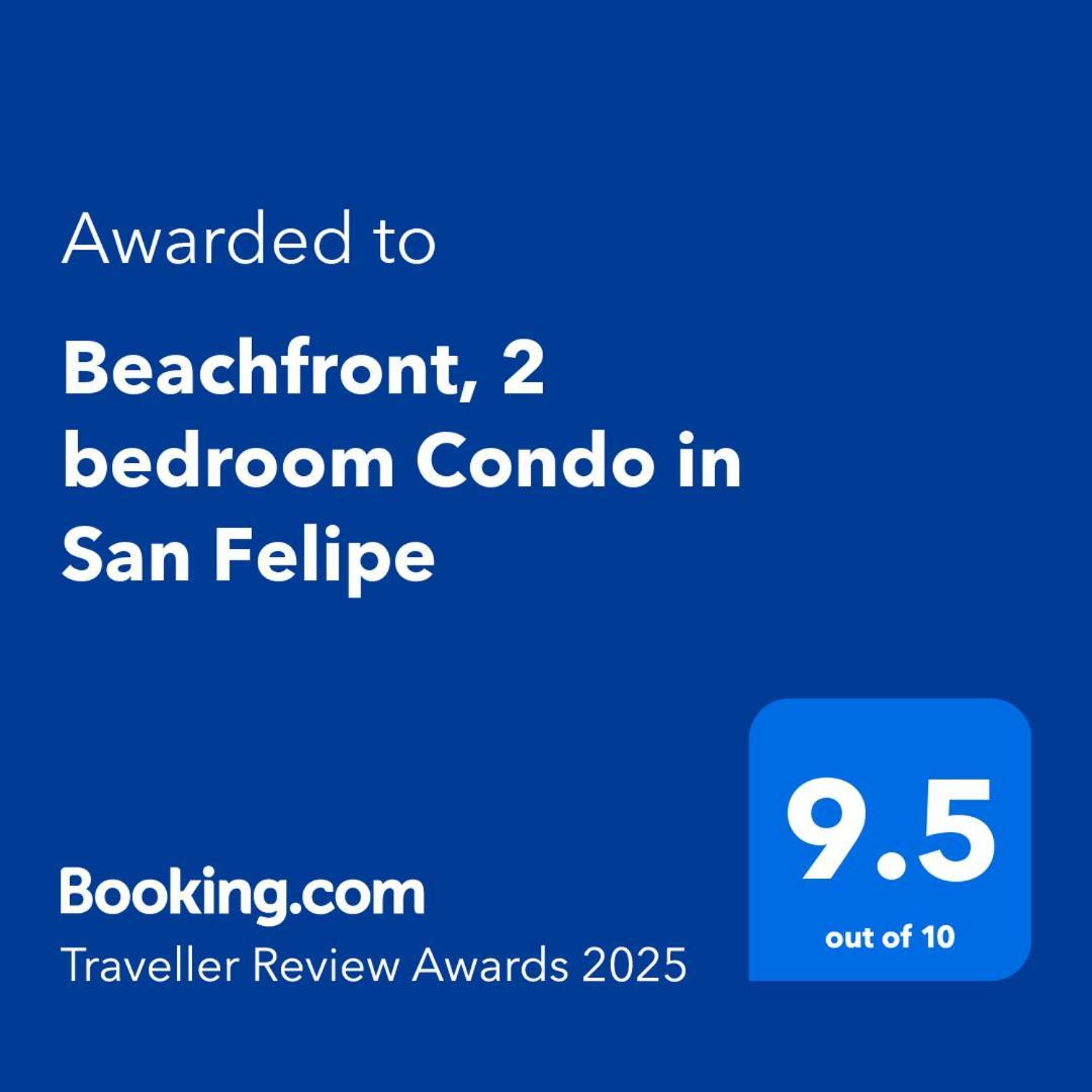 Beachfront, 2 Bedroom Condo In San Felipe 圣费利佩 外观 照片